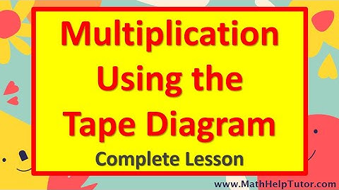 Introduction to Multiplication Using the Tape Diagram (Complete Lesson) | MathHelpTutor.com