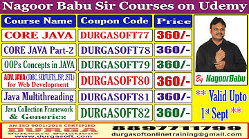 Nagoor Babu Sir Courses on Udemy