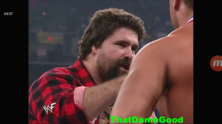 The rock, Kurt angle, Kane, chris benoit, rikish, hhh, mick foley segment part 1