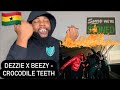 AMERICAN REACTS🔥🇬🇭 Dezzie x Beezy - Crocodile Teeth (Chale Yenkoh) | GRM Daily