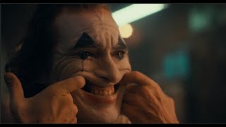 Joker starting scene - crying and smiling