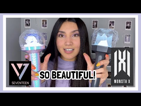 Unbox With Me: The Prettiest Lightsticks Ever Made | Monsta X x Seventeen