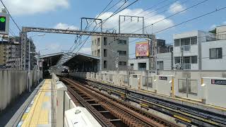 東急東横線 東白楽駅 通過 東急5050系、東京メトロ10000系