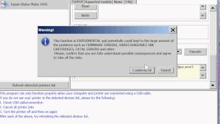 How to change Epson 1410 to Epson 1400 model - free!