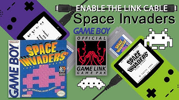 Space Invaders (GB, 1994) - ENABLE THE LINK CABLE -  #LinkItUp #Gameboy #multiplayer