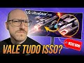 Tela oled enorme vale a pena os r 12000 do lg ultragear oled 45 curvo