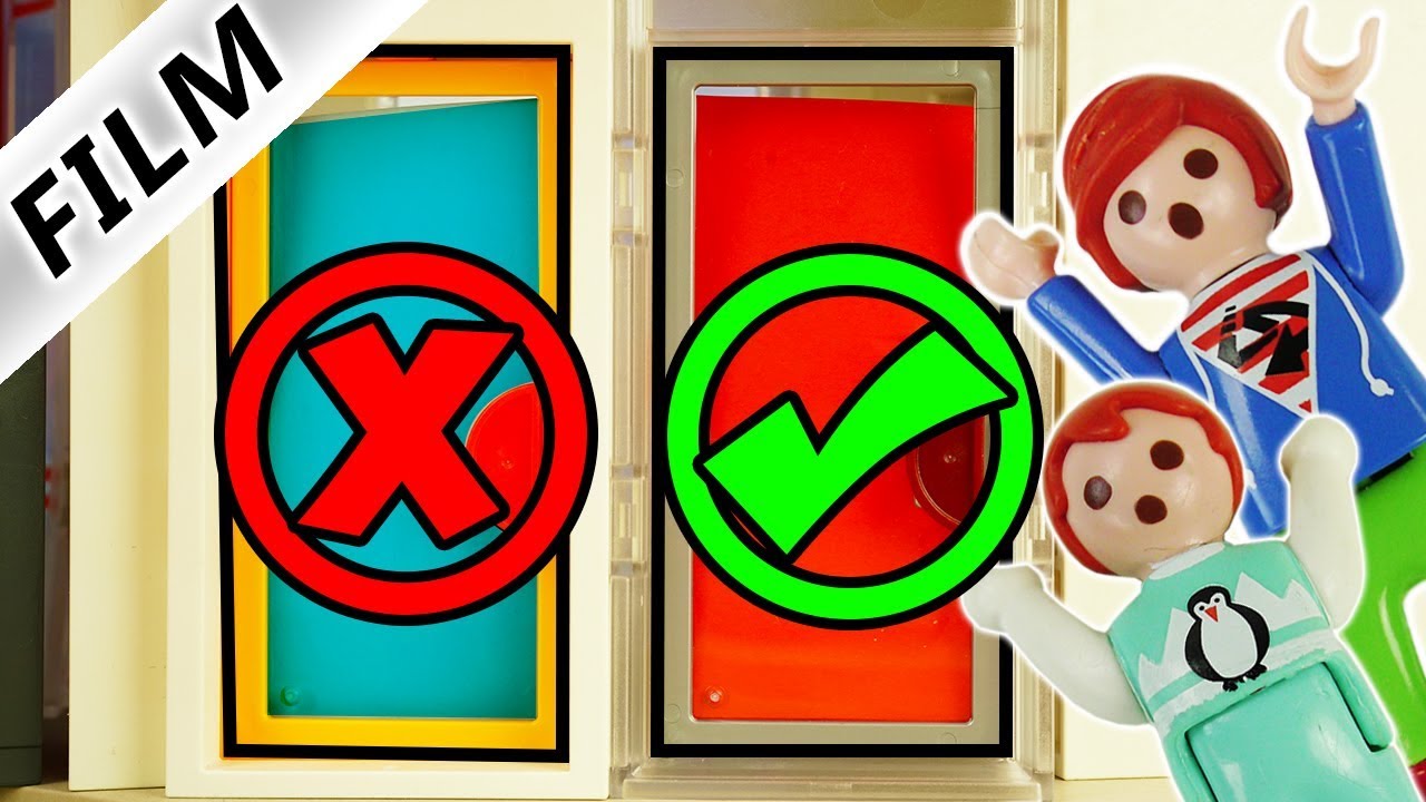 Playmobil Film Deutsch WÄHLE NICHT DIE FALSCHE TÜR! MEGA CHALLENGE FÜR EMMA + JULIAN! Familie Vogel