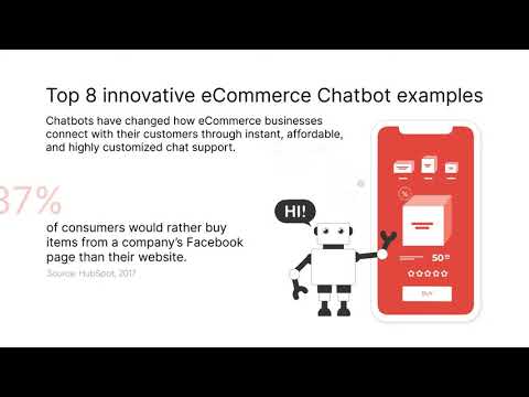 Top 8 Innovative eCommerce Chatbot Examples