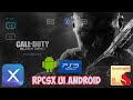 Call Of Duty Black Ops 2 (PS3 Game) | RPCSX ui Android | SD 8 Gen 2 | Still Sound bug Game Freeze