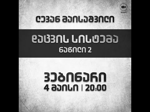 ლევან მაისაშვილი  -  დაცვის სისტემა 2