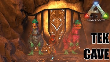 Struggling With The Alpha Tek Cave Solo - Ark Survival Evolved [Ep30]