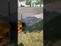 The Trackless Power Angle Sweeper clears sand, gravel, and debris in seconds!
