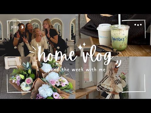 spend the week with me at home | pilates, shopping, matcha dates & getting my life together