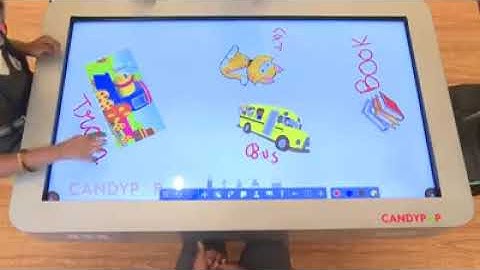 candypop touch table live demo video