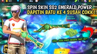 SPIN SKIN SG2 EMERALD POWER || BATU KE 4 SUSAH COKK !!!