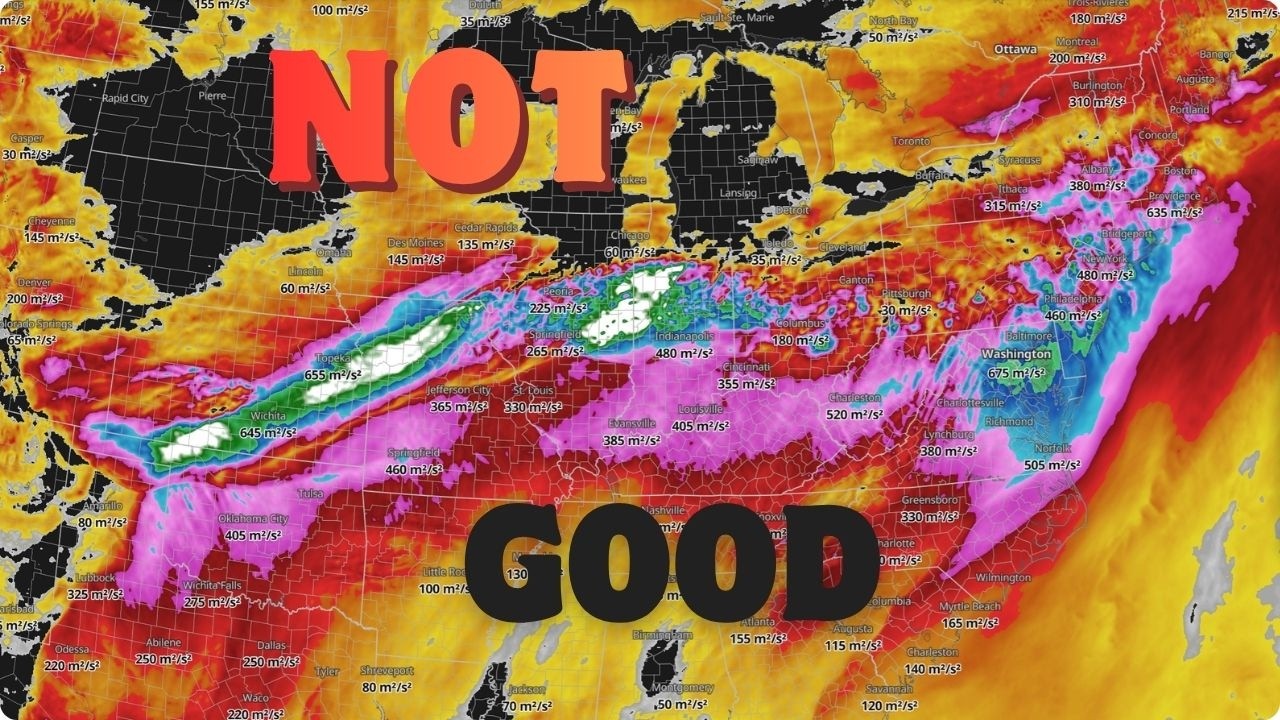 SEVERE THREAT: EF2+ Tornadoes, Giant Hail & Hurricane Force Winds Today ...