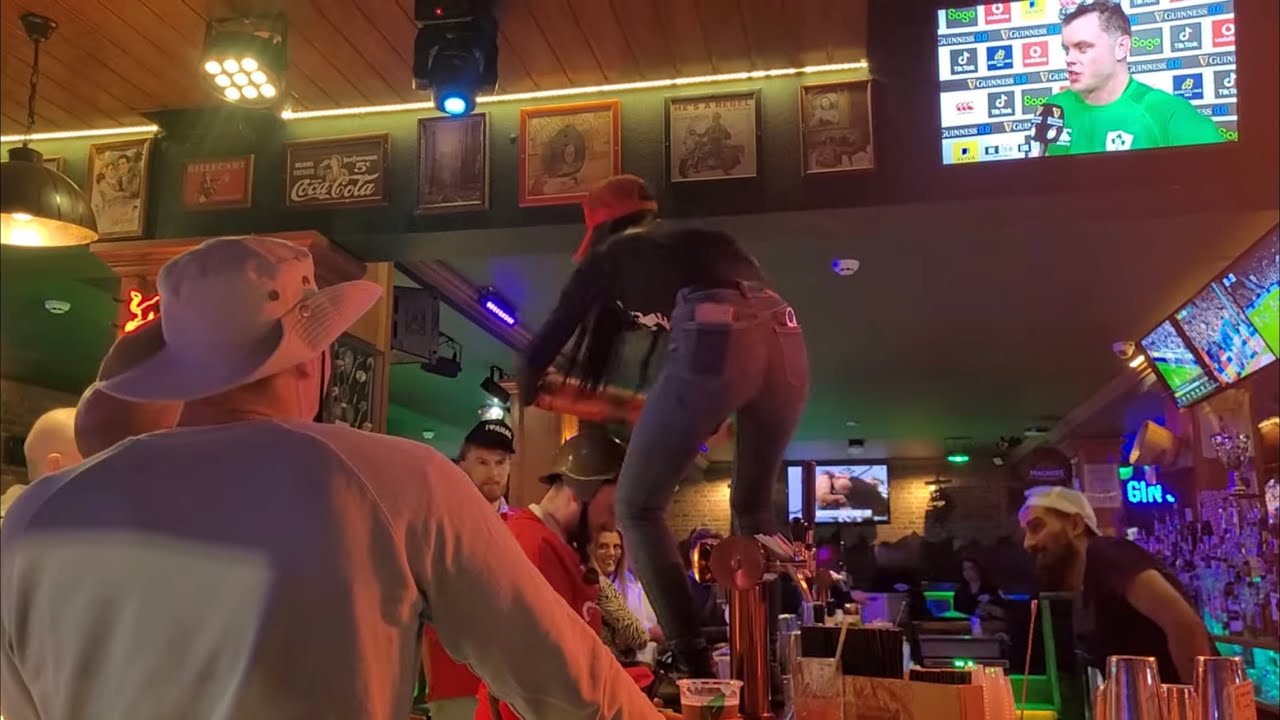 A walk through 'The Strip,' Albufeira, 18 March 2023.