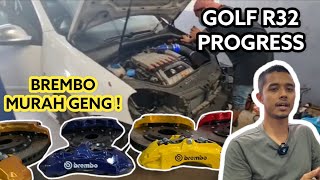 BREMBO MURAH GENG - UPDATE TERKINI GOLF R32 .