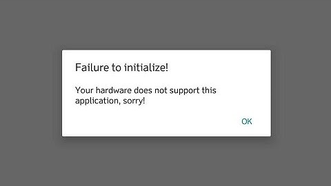 Failure to initialize your hardware does not support this application in Car Parking Multiplayer Fix