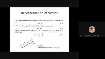Lecture 1- Vector Analysis(part 1)- Electromagnetic Fields and Waves -ETE 325