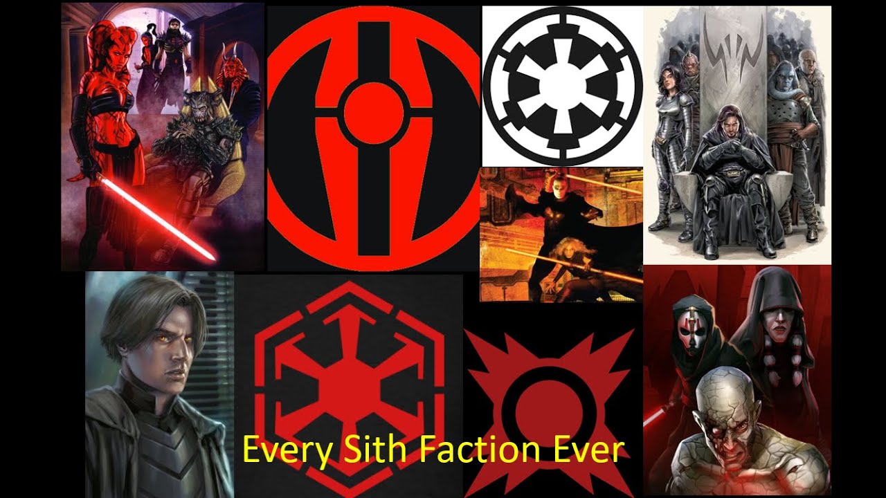 Every Sith faction in Star Wars