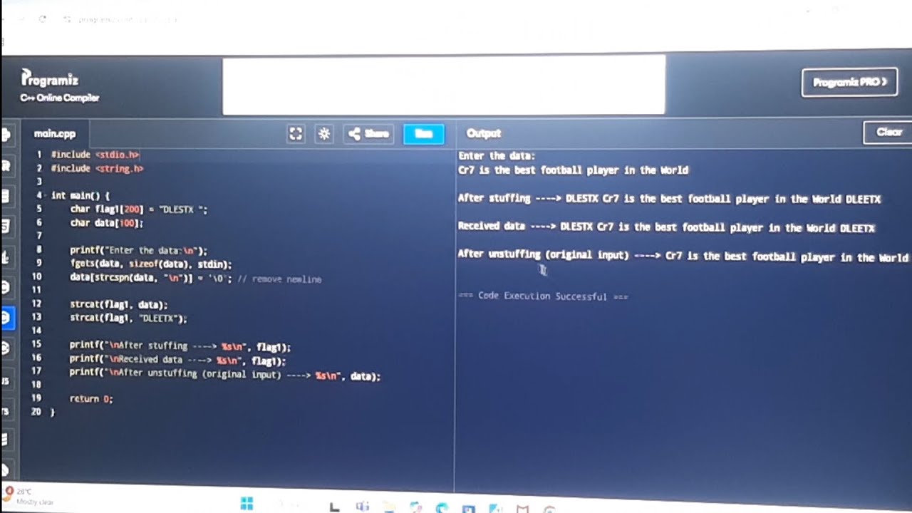 Character Stuffing and De-stuffing in Computercommunication Networks|CCN| 