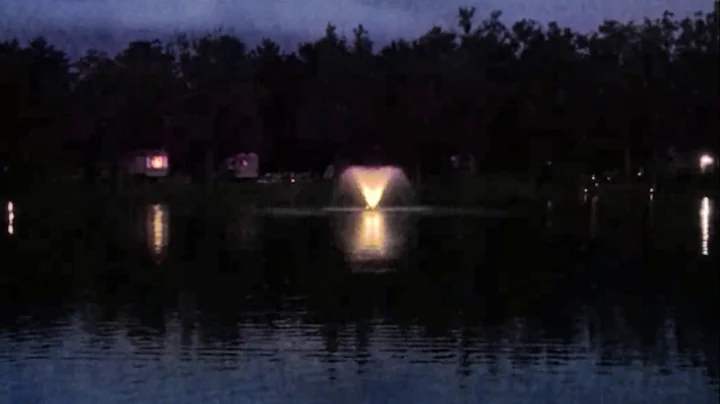North Star Fountain Aerator with Color Changing LED Lights