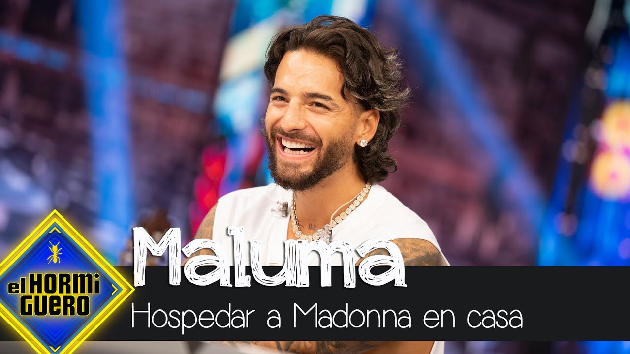 Maluma después de cantar con Madonna y hospedarla en su casa - El Hormiguero