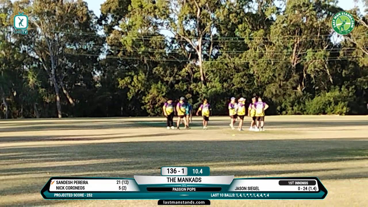 Passion Pops  vs The Mankads | South East Melbourne | Australia