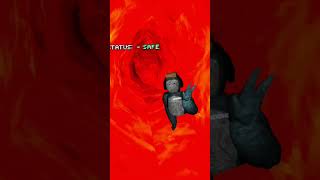 Bro the server got stuck in volcano while playing fearing gorilla #vr #monke #youtubeshorts