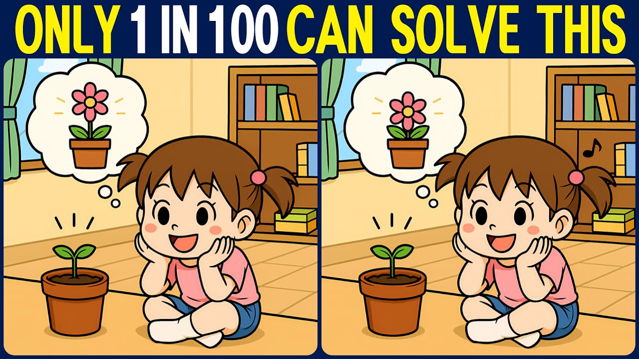 [Spot the Difference Brain Training] Use your sharp eyes and smart brain to solve this puzzle!