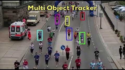 MultiTracker : Multiple Object Tracker using OpenCV (C++/Python)