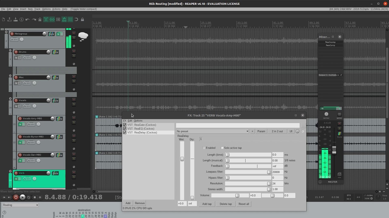 Reaper Reverb Reaper Sinlge Reverb Unit - YouTube