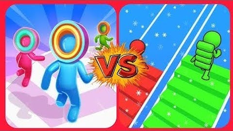 Bridge Race 3D Vs Layer Man 3D🔵🔴⚫All New Max Update Mobile Gameplay WE21