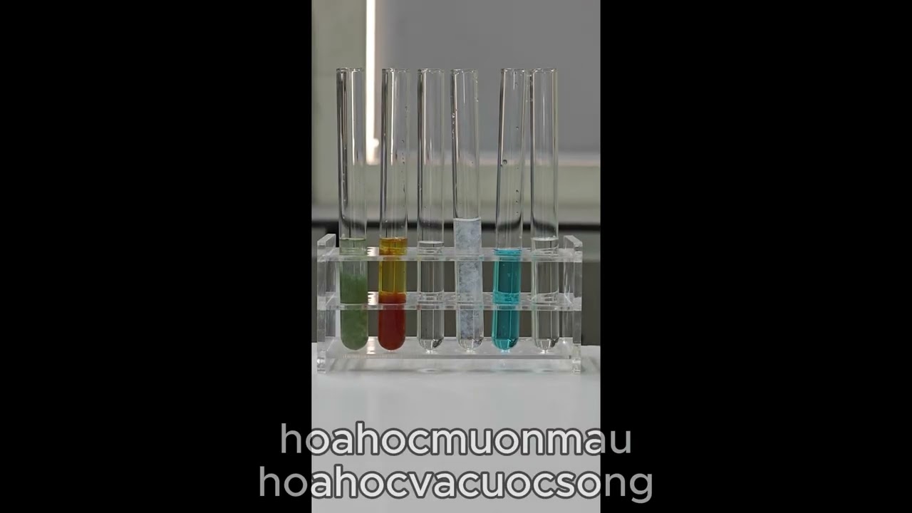 It's the same old story: Labels missing for NaCl, MgSO4, FeSO4, FeCl3, CuSO4, and ZnSO4 solutions... - youtube