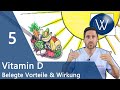 Vitamin D: 5 Vorteile der Calciferole Vitamin D2 + D3 - Evidenzbasierte Wirkung vom Sonnenvitamin