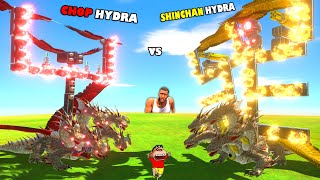 SHINCHAN Upgrading NEW HYDRA to Fight CHOP HYDRA and THOR HYDRA in Animal Revolt Battle Simulator