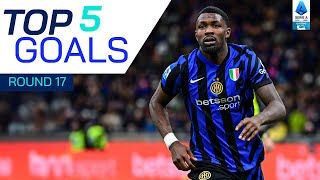 Thuramas pelno 12-ąjį įvartį su šedevru | 5 geriausi įvarčiai | 17 etapas | Serie A 2024/25