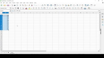 Libre Office Auto Fill