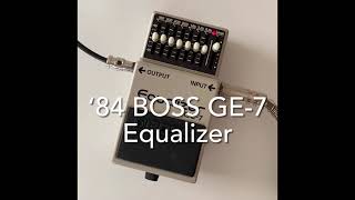'84 BOSS GE-7 Equalizer