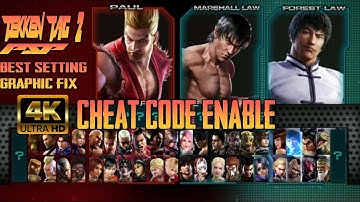 Tekken Tag Tournament 2 PPSSPP  | Bound Enable + New Texture Mod Update | Cheat Code Enable