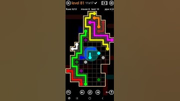 How To Solve Flow Free Amoeba Pack Level 81 11x17 Board Walk Through Solution Walkthrough