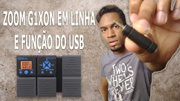 FAQ #1: Zoom G1Xon in direct line and USB functions