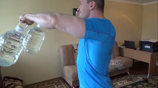 Как накачать плечи без гантелей в домашних условиях Как накачать плечи без гантелей в домашних условиях