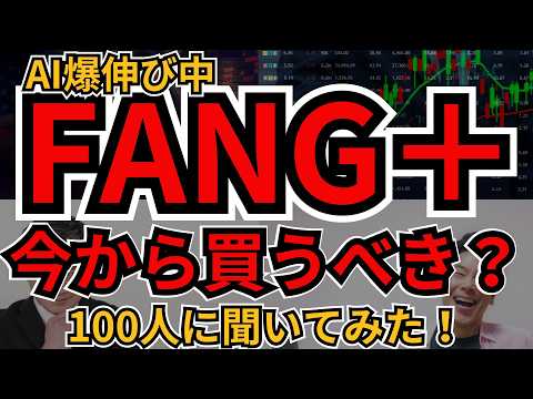 FANG＋ 今から買うべき？ iFreeNEXT FANG＋インデックス 徹底分析【100人に聞いてみた】