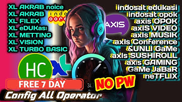 UPDATE CONFIG EDU NO PW | XL | AXIS | IM3 | TELKOMSEL | BYU | CONFIG HTTP COSTUM | Juni Juli 2023