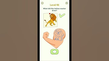 DOP 2 Level 42 Answer What Did The Tatto Master Draw? Android Game Walkthrough
