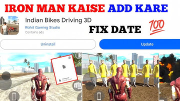 Iron Man Character कैसे Add Kare in Indian Bike Driving 3D 🤯🔥| New Feature | Fix Date| Harsh in Game