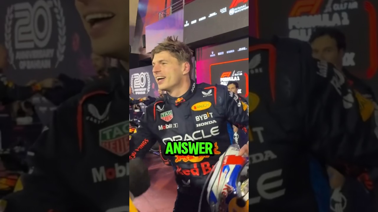 Max Verstappen's Favourite NUMBER 🤯😱 