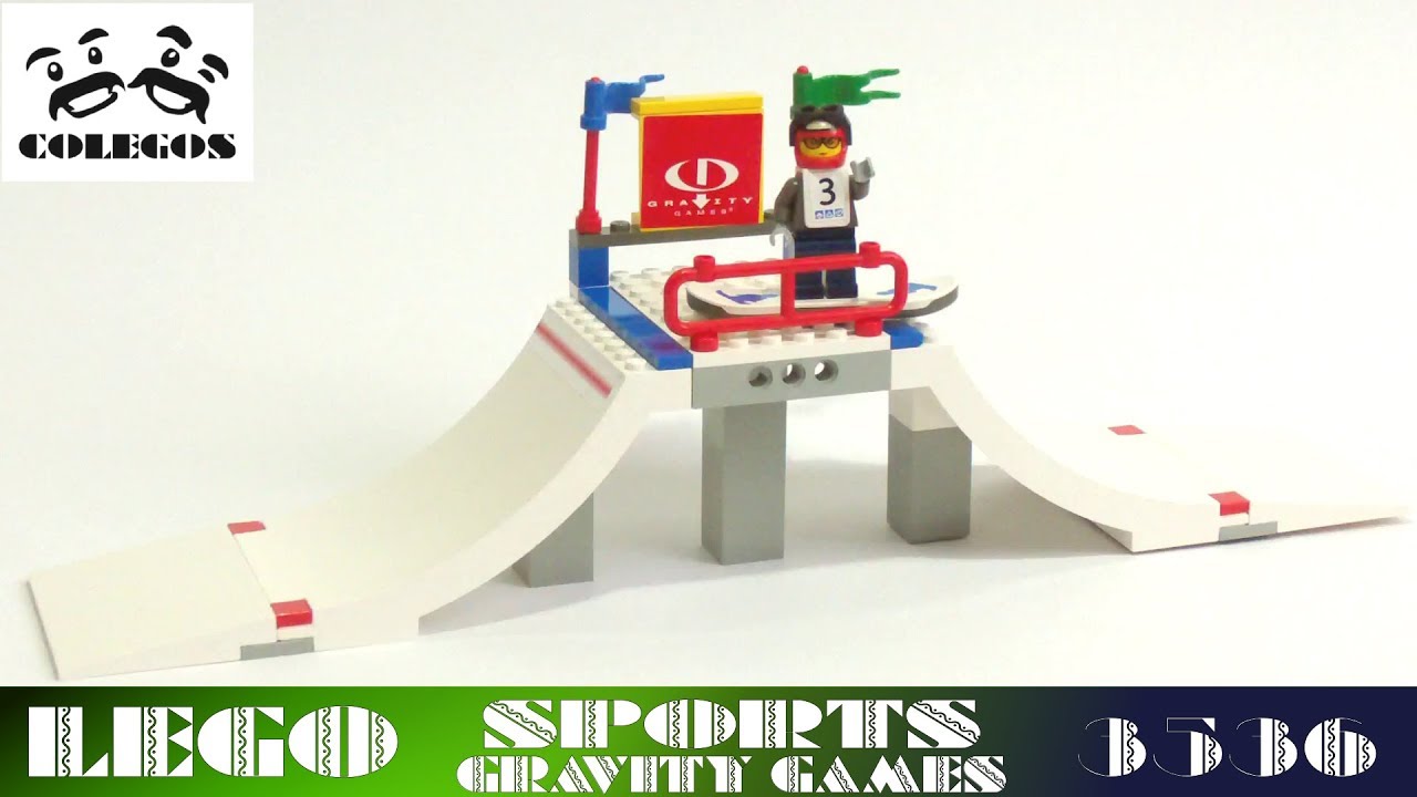 politi bliver nervøs ring Lego Sports Gravity Games 3536 Snowboard Big Air Comp - Lego Speed Build -  YouTube